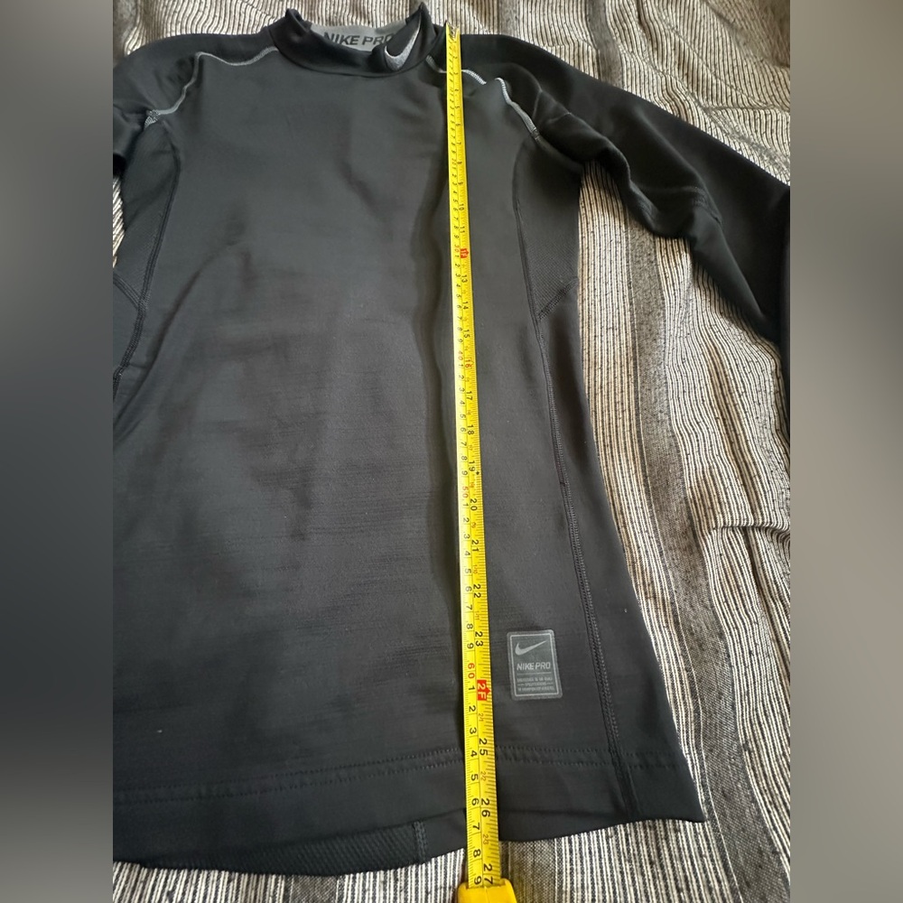 Nike Pro Black Hyperwarm Compression Baselayer/Top - image 6